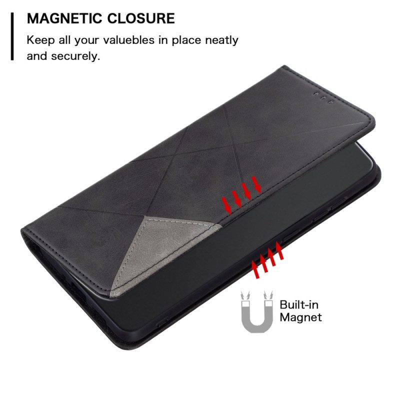 Folio-fodral Xiaomi Redmi Note 14 Pro 4g Telefonfodral Geometrisk