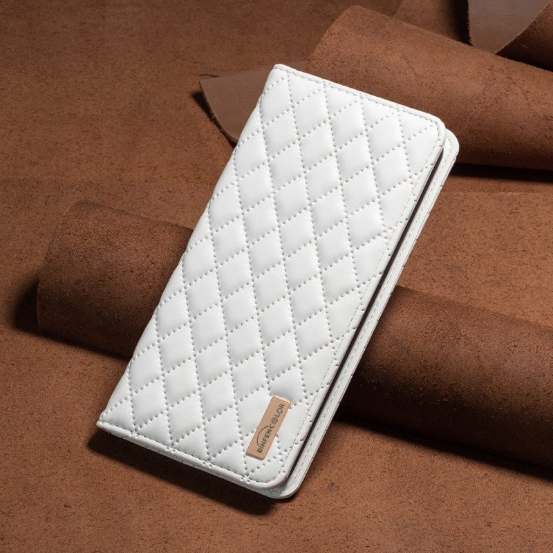 Folio-fodral Xiaomi Redmi Note 14 Pro 5g Binfen-färg Quiltad
