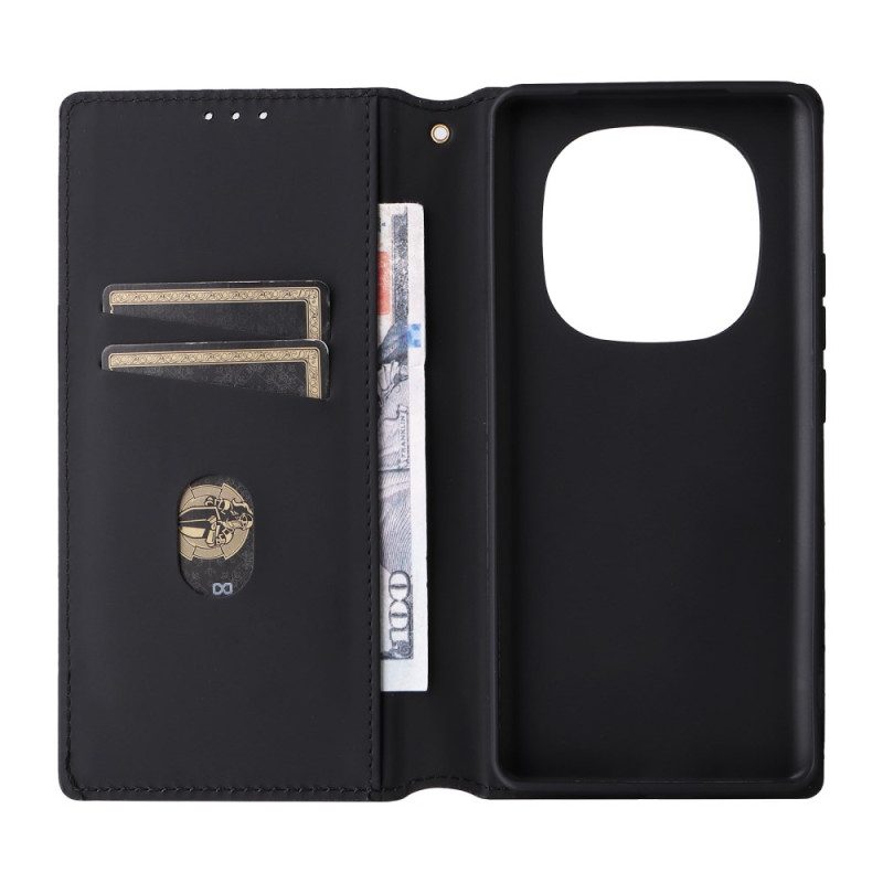 Folio-fodral Xiaomi Redmi Note 14 Pro 5g Glänsande 3d-mönster