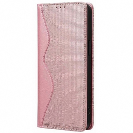 Folio-fodral Xiaomi Redmi Note 14 Pro 5g Rfid-skyddande Vågig Design