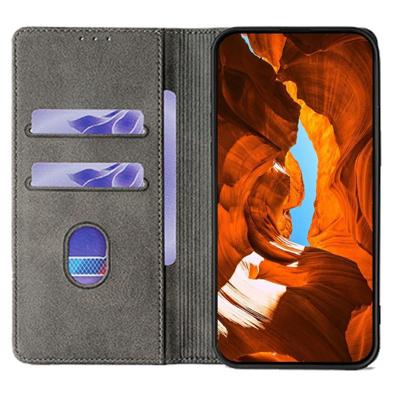 Folio-fodral Xiaomi Redmi Note 14 Pro 5g Rfid-skyddande Vågig Design