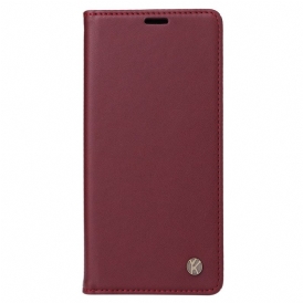 Folio-fodral Xiaomi Redmi Note 14 Pro 5g Yikatu Konstläder