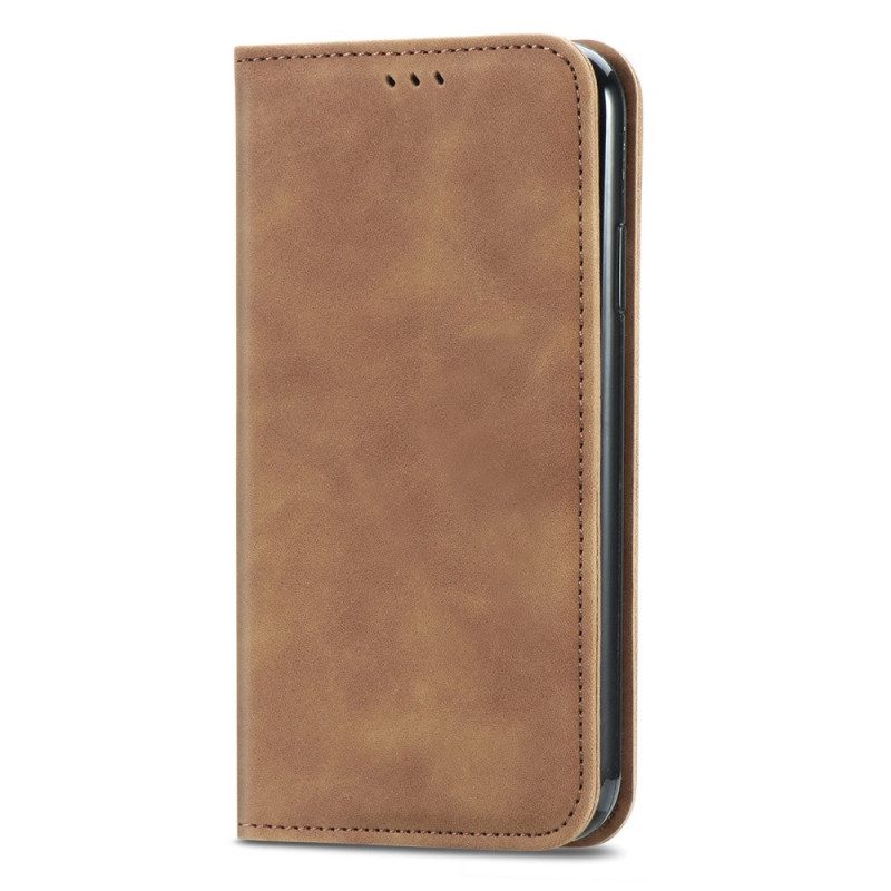 Folio-fodral Xiaomi Redmi Note 14 Pro Plus 5g Lädereffekt