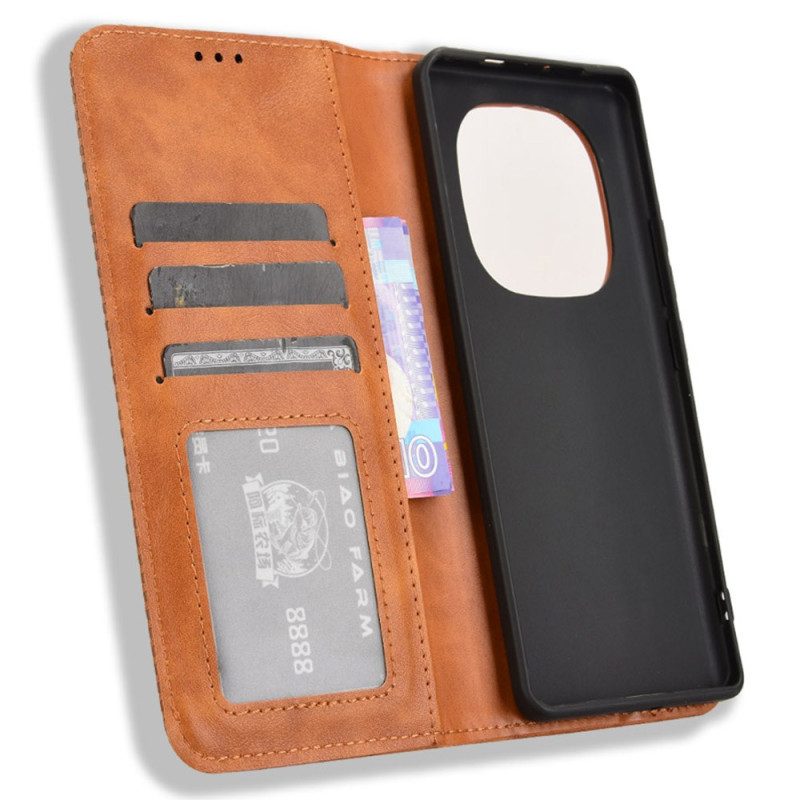 Folio-fodral Xiaomi Redmi Note 14 Pro Plus 5g Vintagekant