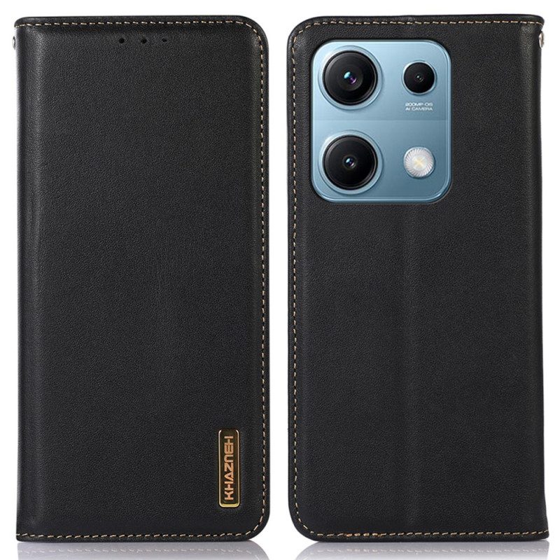 Folio-fodral Xiaomi Redmi Note 14s Khazneh Läder