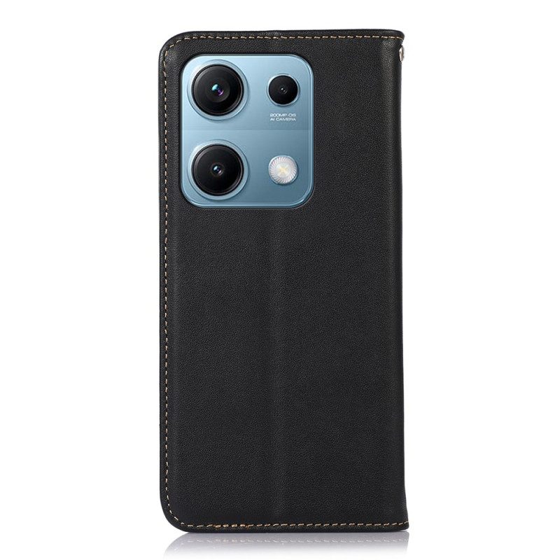 Folio-fodral Xiaomi Redmi Note 14s Khazneh Läder