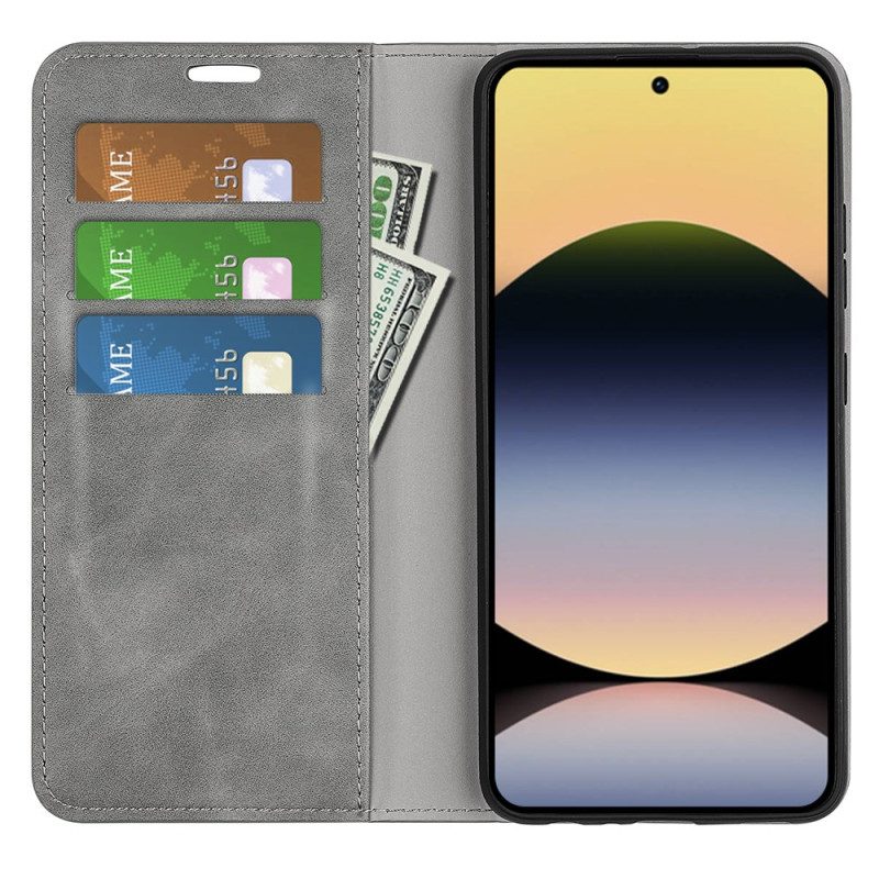 Folio-fodral Xiaomi Redmi Note 14s Telefonfodral Läderstil