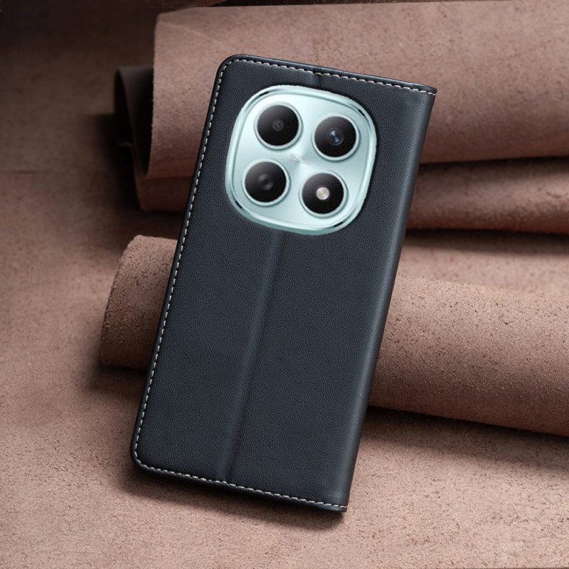 Folio-fodral Xiaomi Redmi Note 15 5g Telefonfodral Binfen Färg Lädereffekt