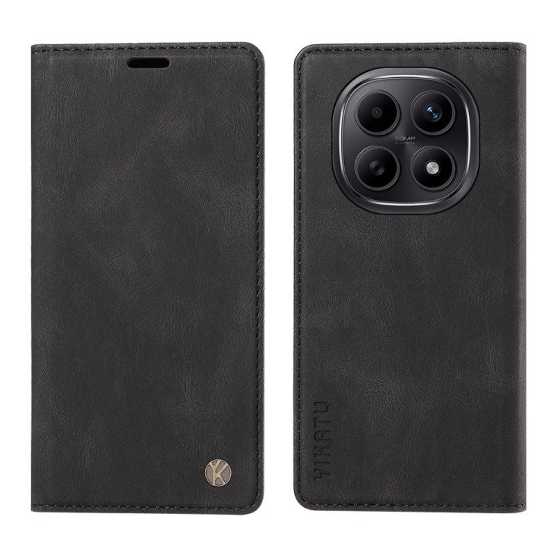 Folio-fodral Xiaomi Redmi Note 15 5g Yikatu Mockaeffekt