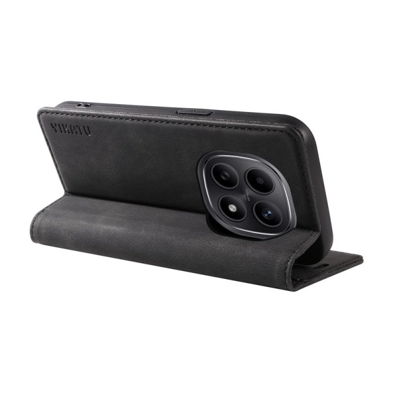 Folio-fodral Xiaomi Redmi Note 15 5g Yikatu Mockaeffekt