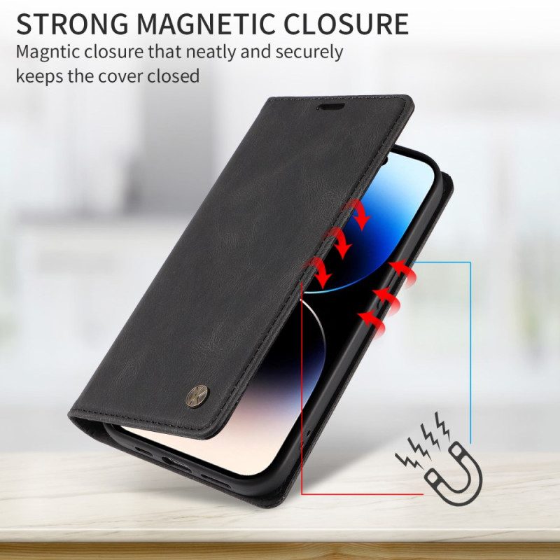 Folio-fodral Xiaomi Redmi Note 15 5g Yikatu Mockaeffekt