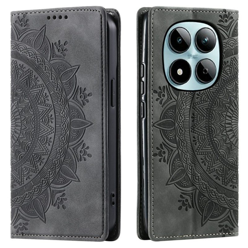 Folio-fodral Xiaomi Redmi Note 15 Pro 5g Telefonfodral Mandala I Mockaeffekt