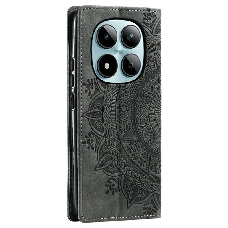 Folio-fodral Xiaomi Redmi Note 15 Pro 5g Telefonfodral Mandala I Mockaeffekt