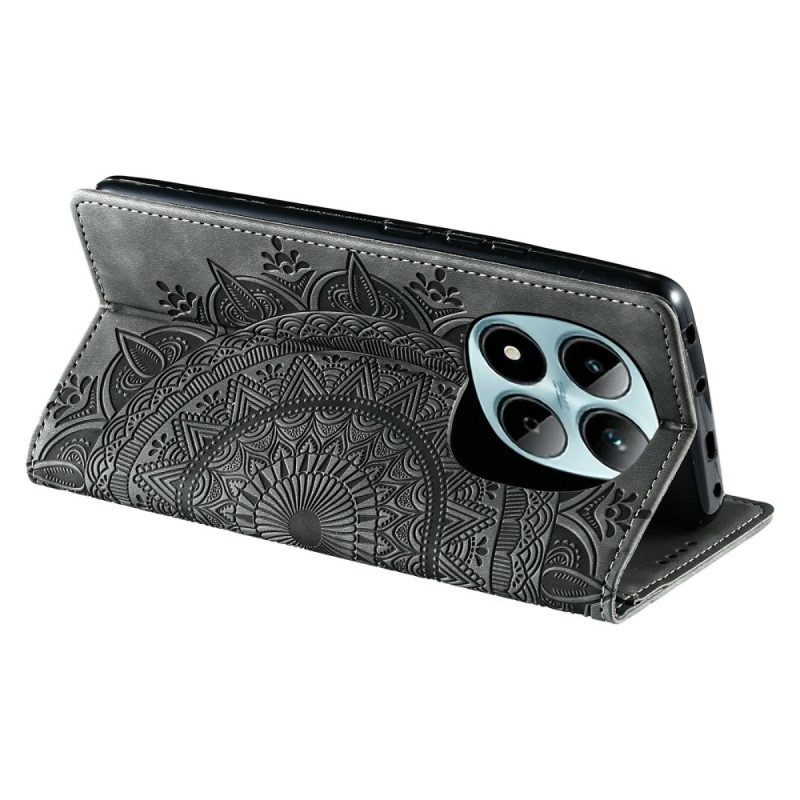 Folio-fodral Xiaomi Redmi Note 15 Pro 5g Telefonfodral Mandala I Mockaeffekt