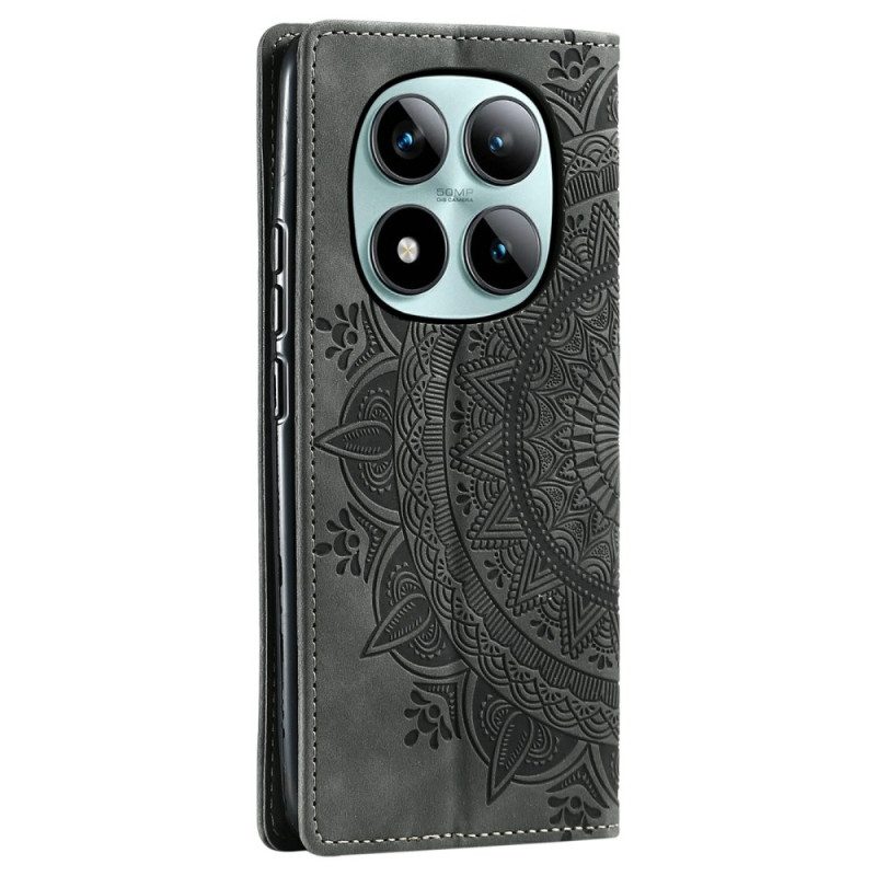 Folio-fodral Xiaomi Redmi Note 15 Pro Plus 5g Telefonfodral Mandala-mockaeffekt