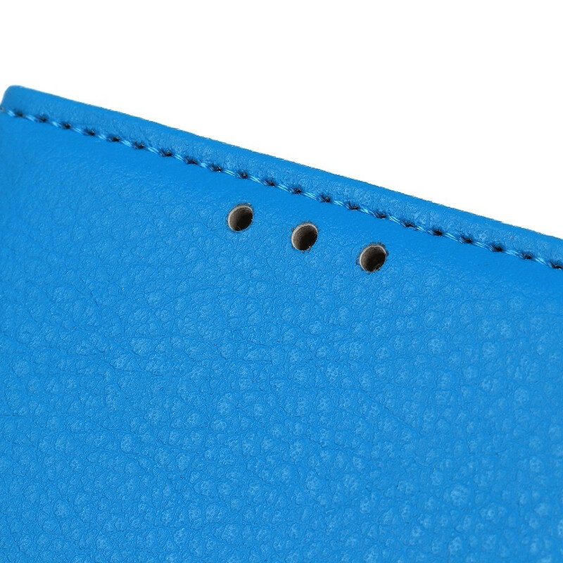 Läderfodral För Xiaomi Redmi 9 Premium Litchi Lädereffekt