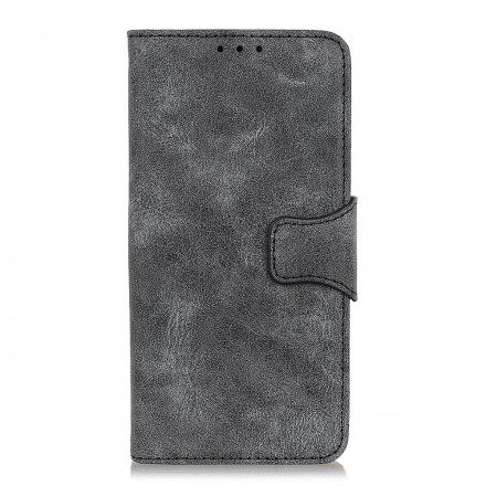 Läderfodral För Xiaomi Redmi Note 10 Pro Folio-fodral Vintage Magnetisk Flik