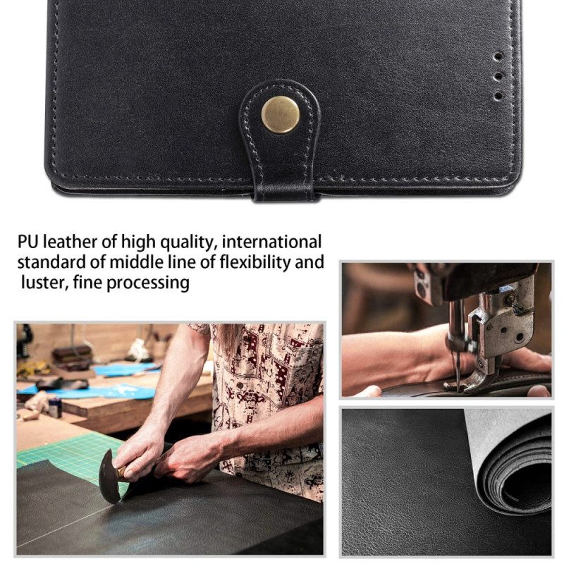 Läderfodral För Xiaomi Redmi Note 11 Pro Plus 5G Konfektläder Och Vintagelås