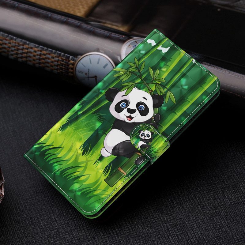 Läderfodral För Xiaomi Redmi Note 11 Pro Plus 5G Panda 3d