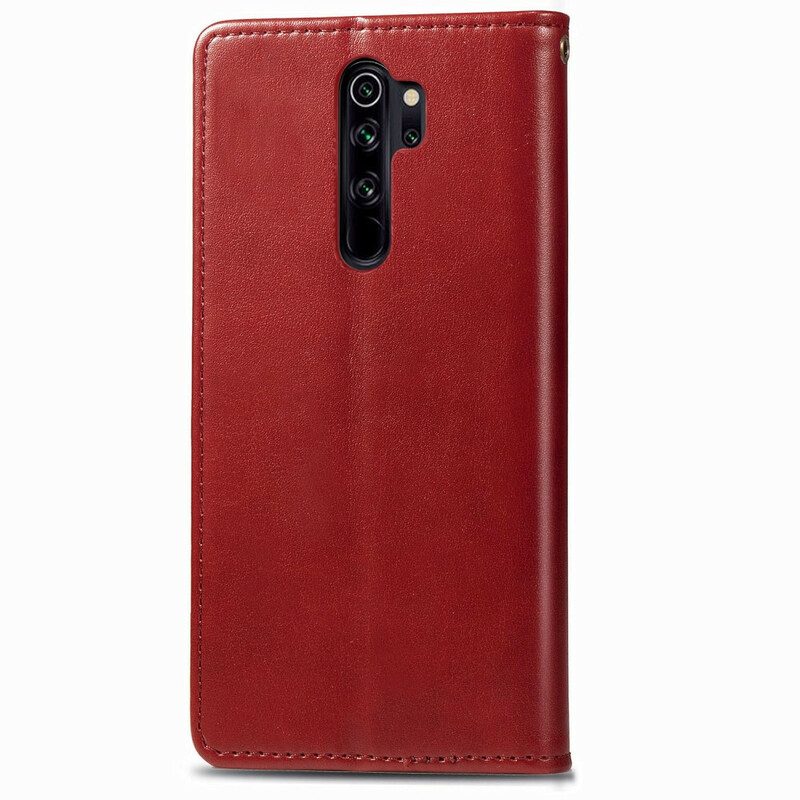 Läderfodral För Xiaomi Redmi Note 8 Pro Faux Läder Och Vintagelås