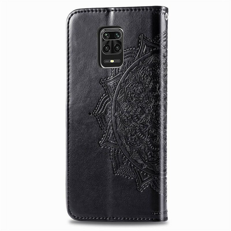 Läderfodral För Xiaomi Redmi Note 9S / Note 9 Pro Medelålders Mandala