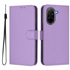 Läderfodral Poco C71 Telefonfodral Monokrom