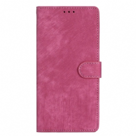 Läderfodral Poco C75 Telefonfodral Mockaeffekt Med Rem