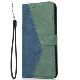 Läderfodral Poco C85 Telefonfodral Tvåfärgad