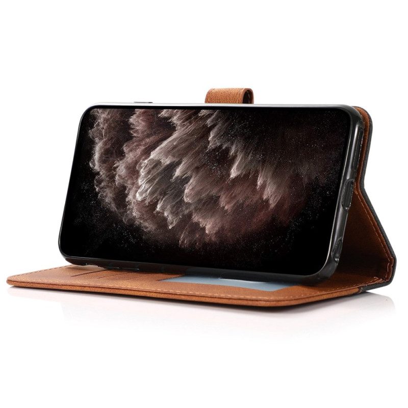 Läderfodral Poco C85 Telefonfodral Tvåfärgad