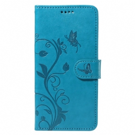 Läderfodral Poco X7 5g Telefonfodral Botanisk