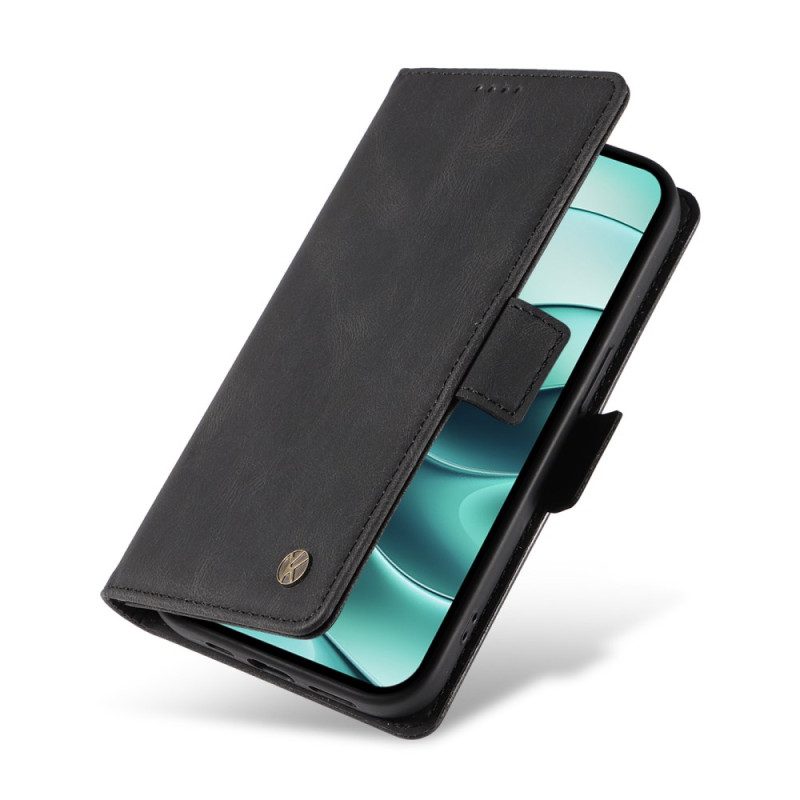 Läderfodral Poco X7 5g Telefonfodral Ykatu Mockaeffekt