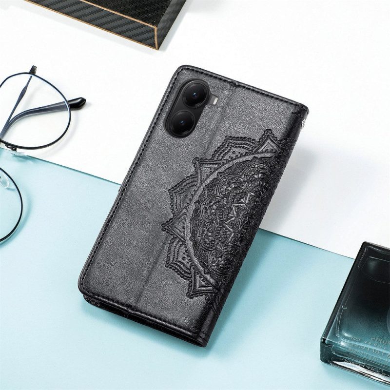 Läderfodral Poco X7 Pro 5g Telefonfodral Barock Mandala