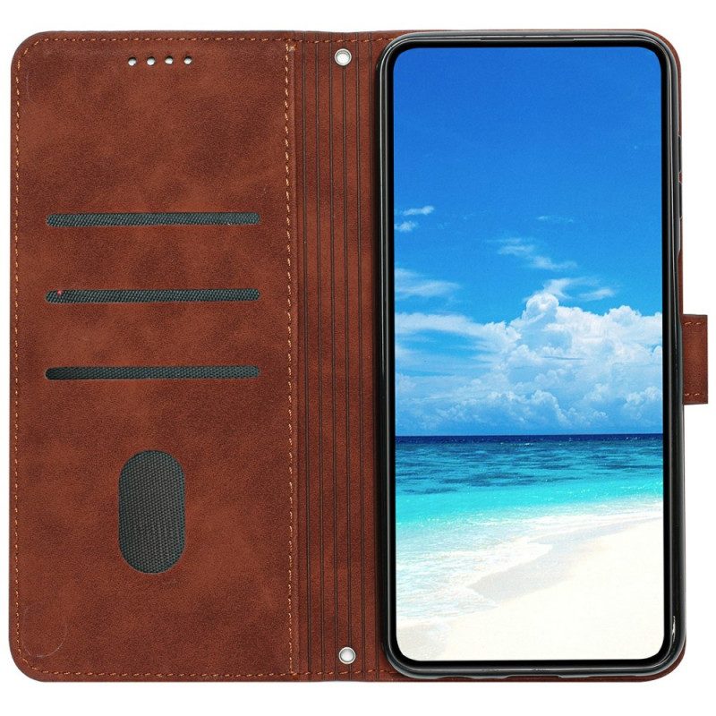 Läderfodral Poco X7 Pro 5g Telefonfodral Leende