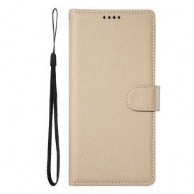 Läderfodral Poco X7 Pro 5g Telefonfodral Litchi-läderstil