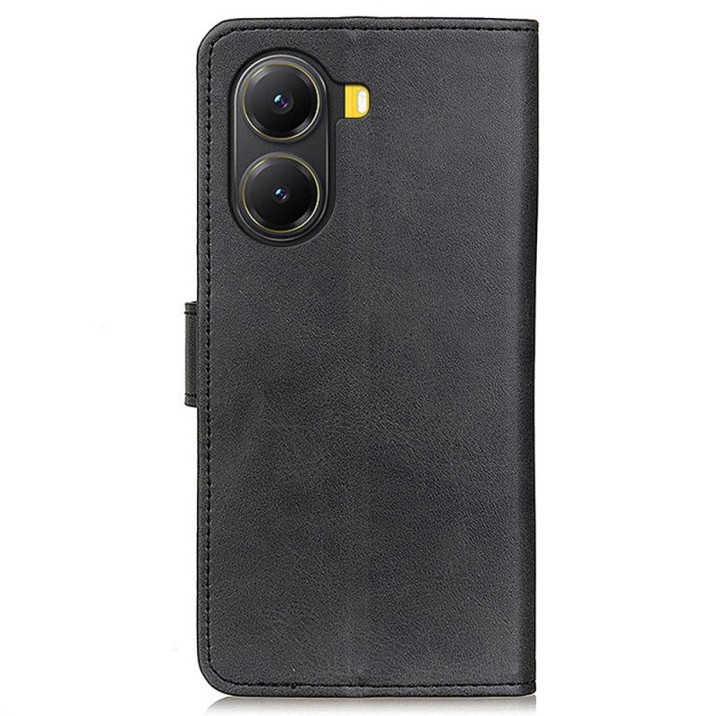 Läderfodral Poco X7 Pro 5g Telefonfodral Matt Konstläder