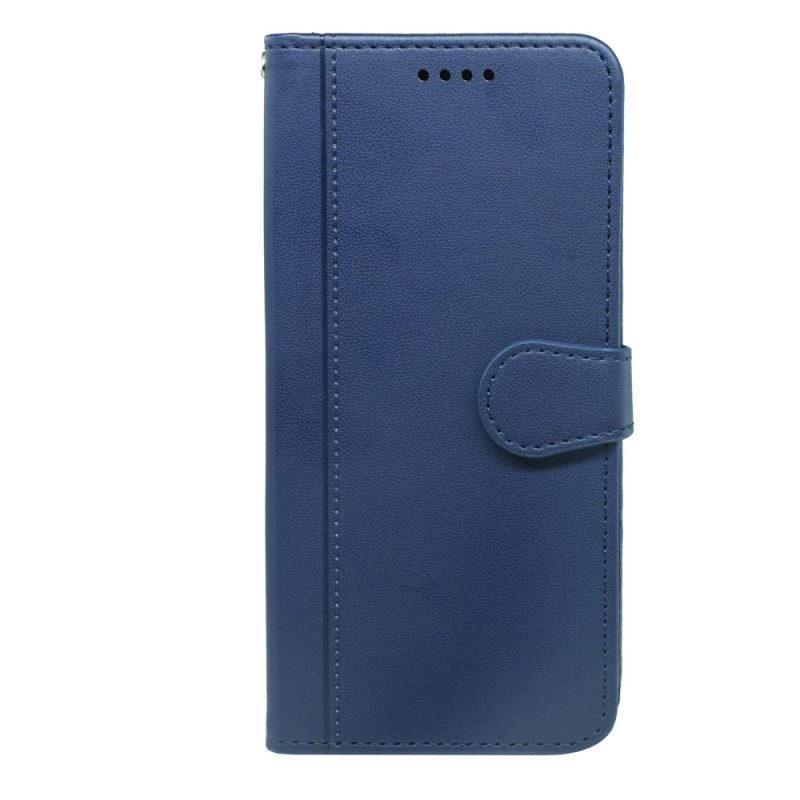 Läderfodral Poco X7 Pro 5g Telefonfodral Premium Med Rem