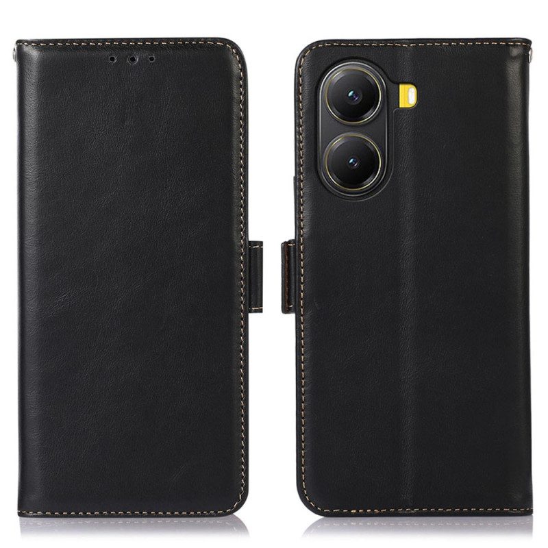 Läderfodral Poco X7 Pro 5g Telefonfodral Rfid-blockerande Läder