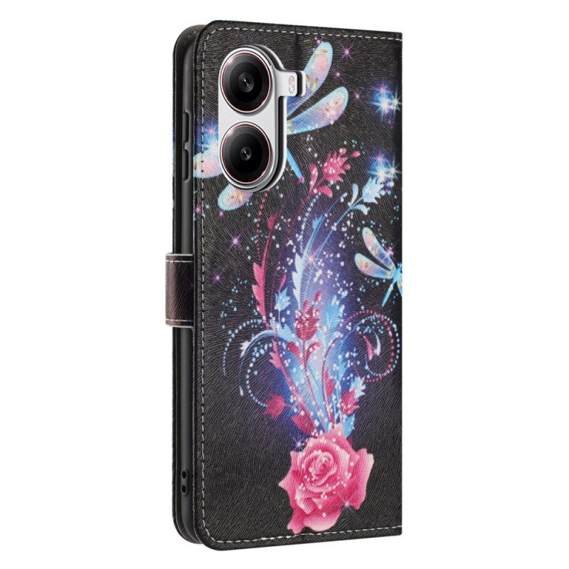 Läderfodral Poco X7 Pro 5g Telefonfodral Saga