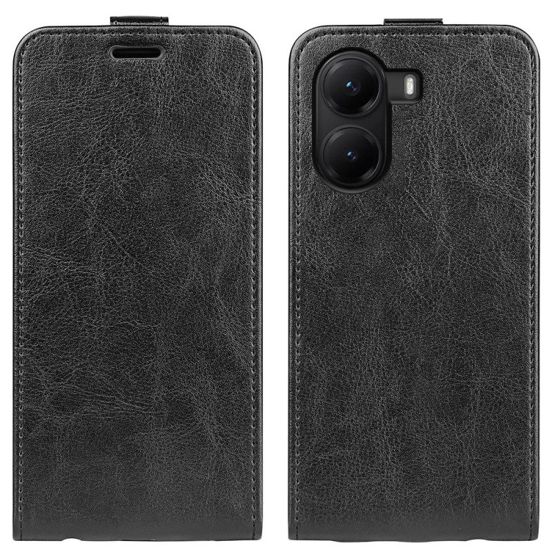 Läderfodral Poco X7 Pro 5g Telefonfodral Vertikal Flik