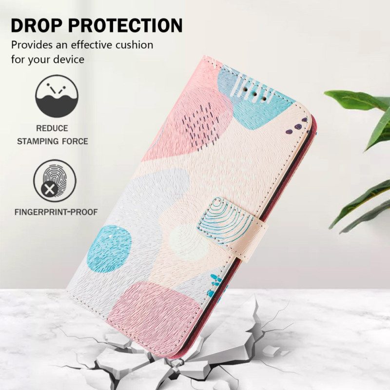 Läderfodral Xiaomi 15 Pro Telefonfodral Graffitimönster