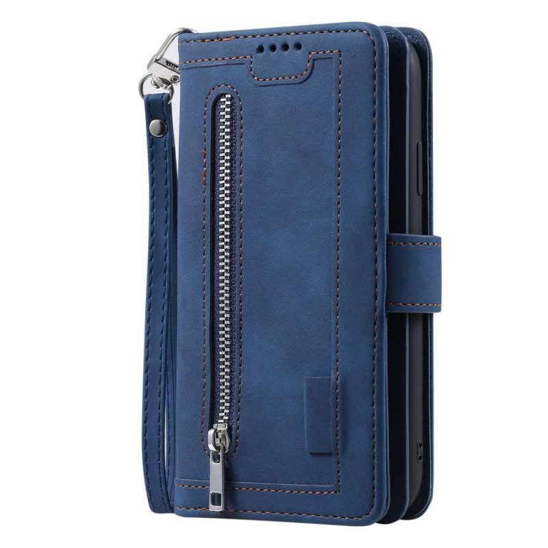 Läderfodral Xiaomi 15 Pro Telefonfodral Plånbok Med 9 Kortfack