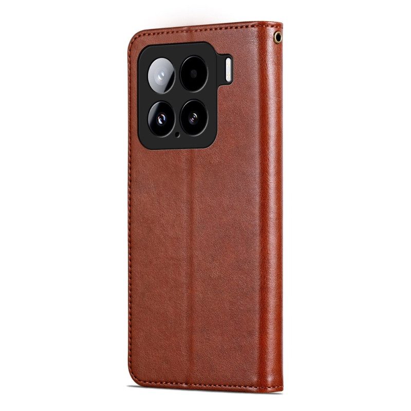 Läderfodral Xiaomi 15 Telefonfodral Azns