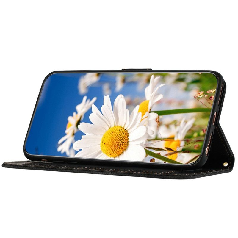Läderfodral Xiaomi 15 Telefonfodral Blommig Plånbok