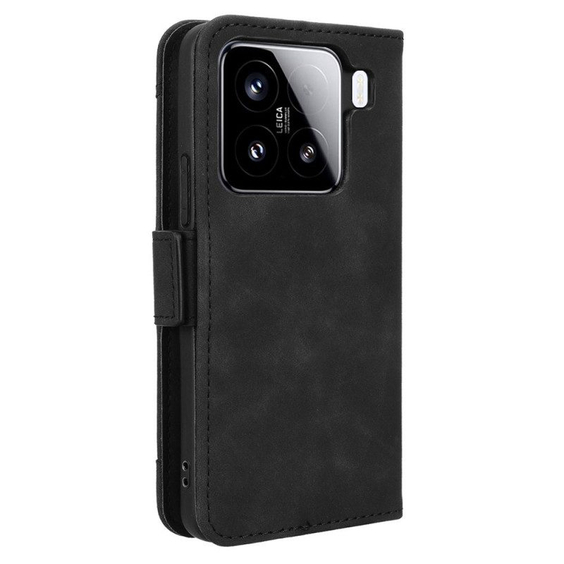Läderfodral Xiaomi 15 Telefonfodral Flera Kort