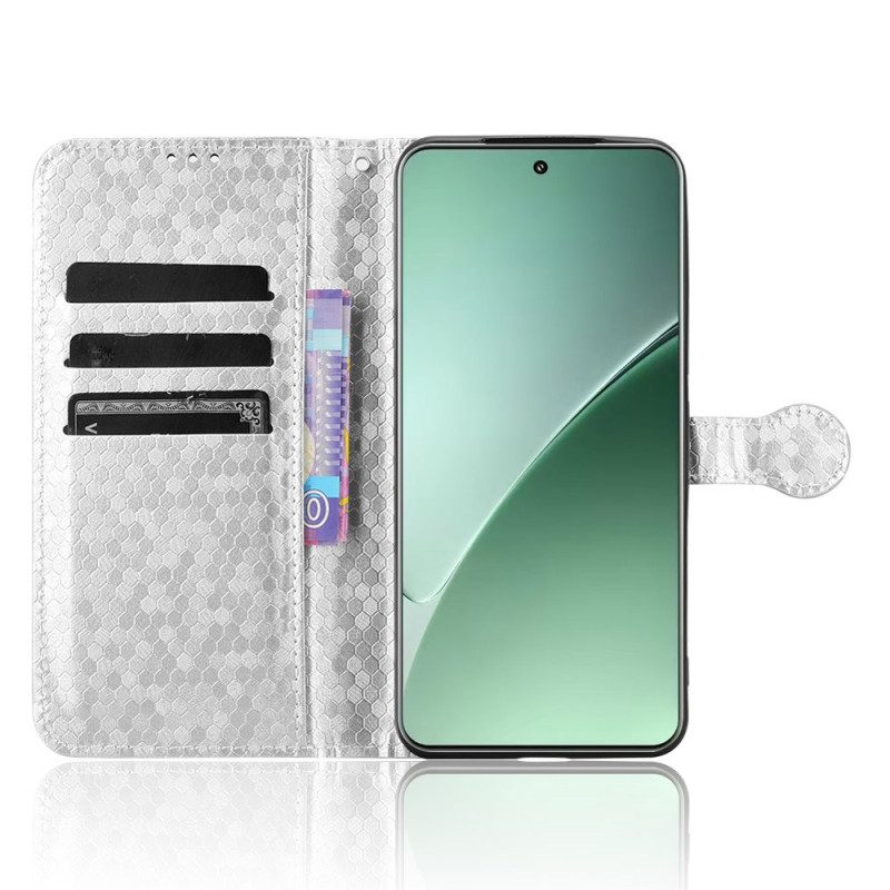 Läderfodral Xiaomi 15 Telefonfodral Glänsande Prickar