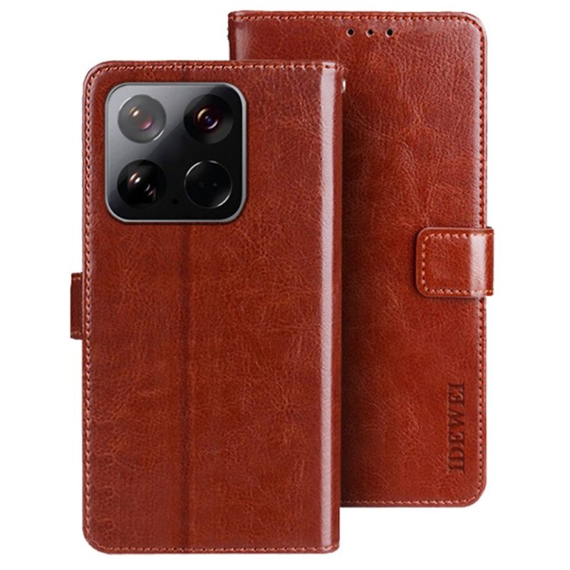 Läderfodral Xiaomi 15 Telefonfodral Idewei