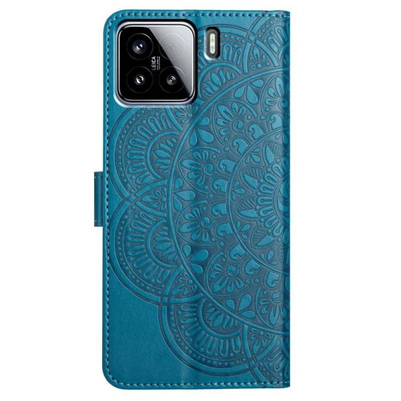 Läderfodral Xiaomi 15 Telefonfodral Mandala Mönster