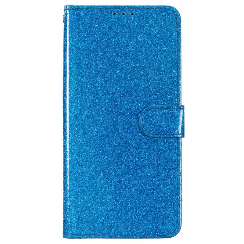 Läderfodral Xiaomi 15 Telefonfodral Paljetter