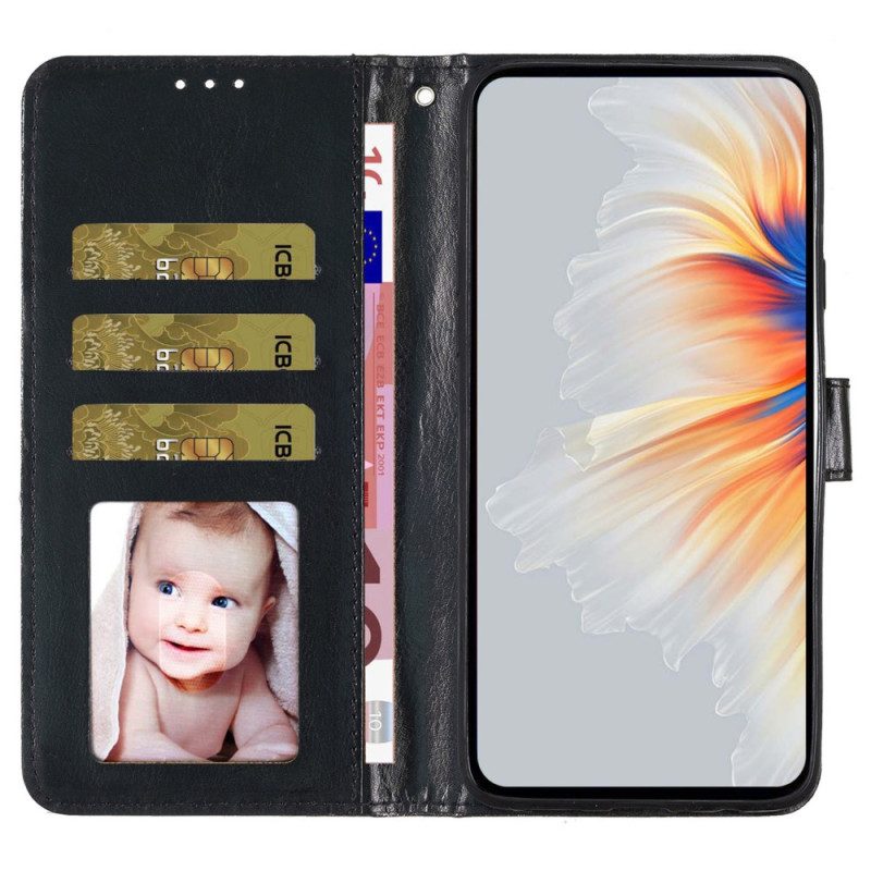Läderfodral Xiaomi 15 Telefonfodral Paljetter