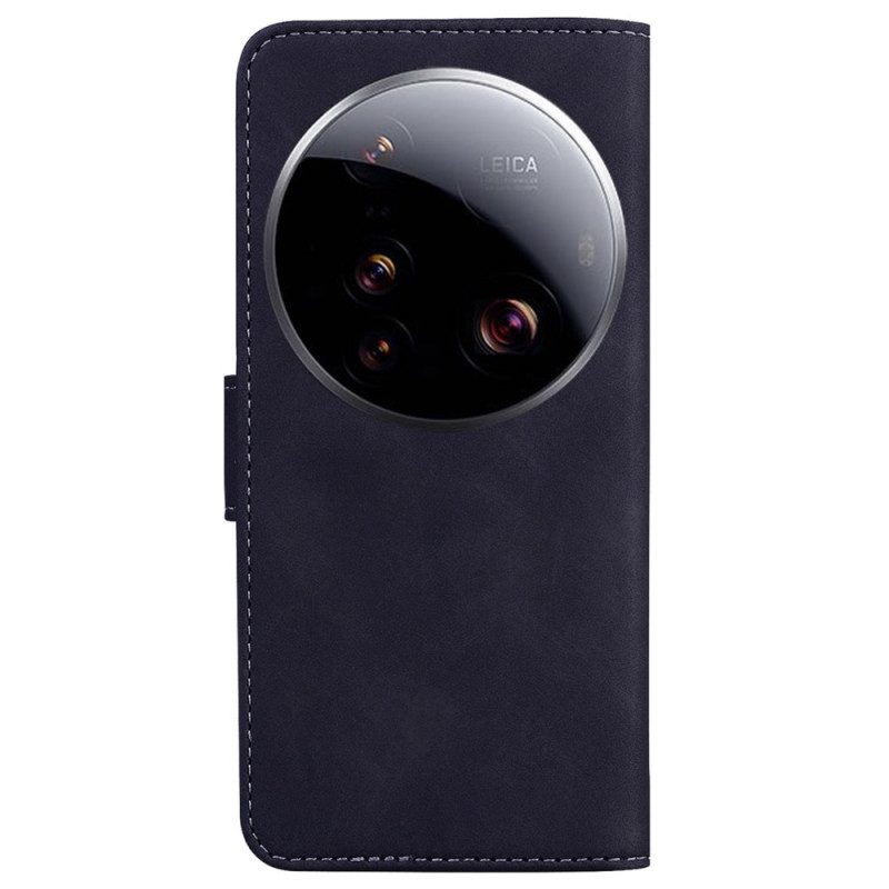 Läderfodral Xiaomi 15 Ultra Telefonfodral Fjärilsmönster